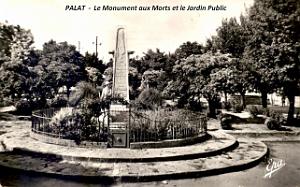 Palat - Monument aux Morts et Jardin Public